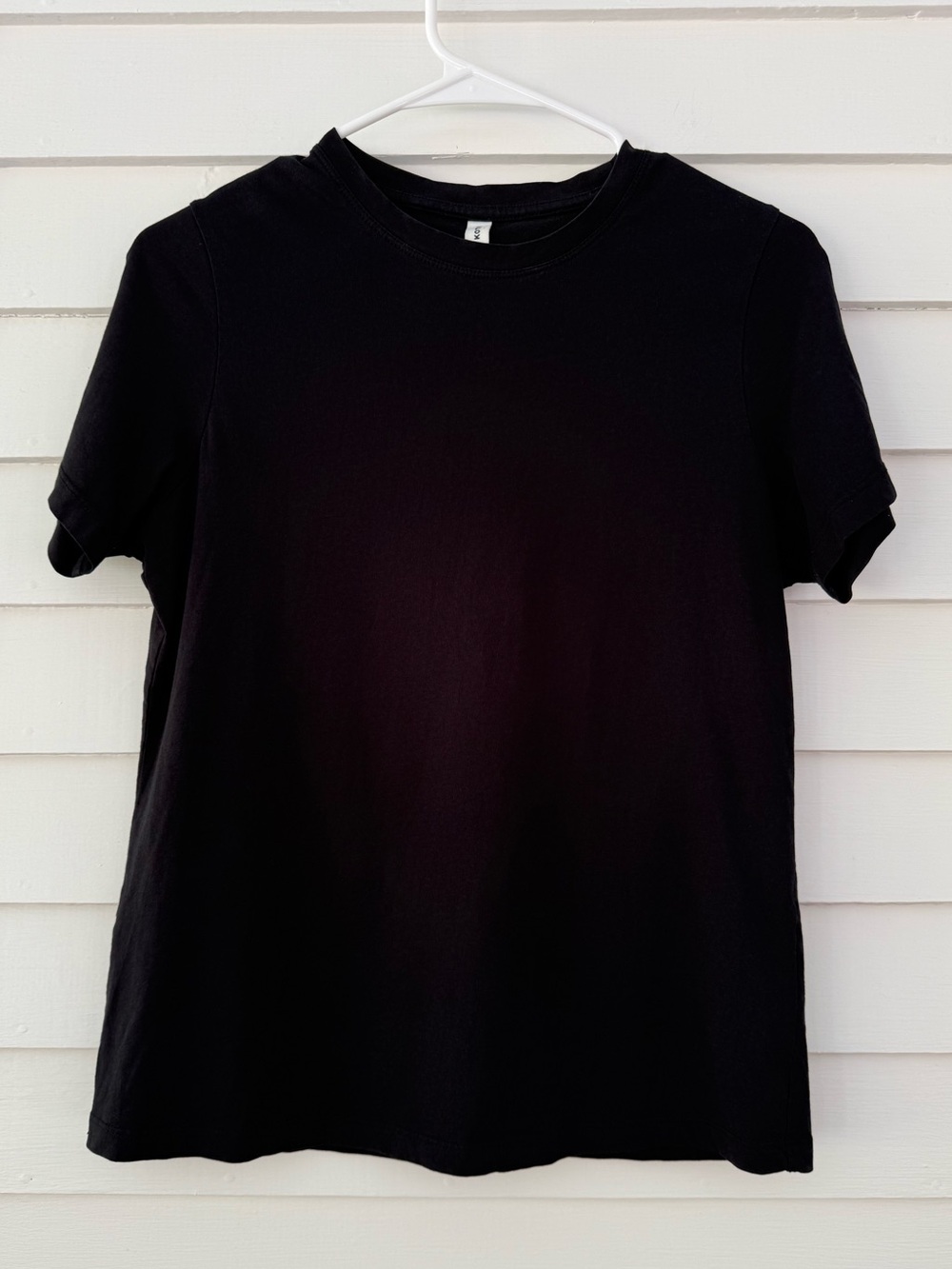 KOTN | Black Egyptian Cotton Crew Neck Tee Shirt Size Medium